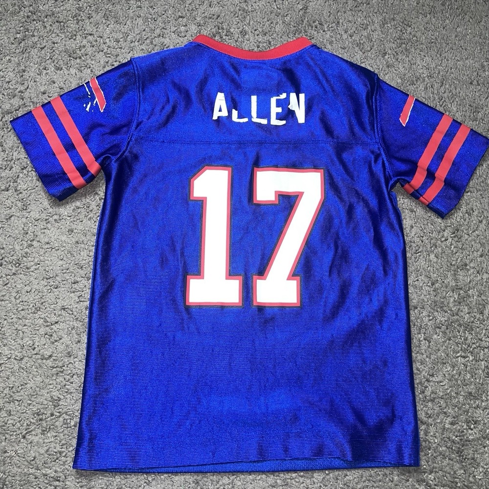 NFL Josh Allen Youth Jersey Blue Red White #17